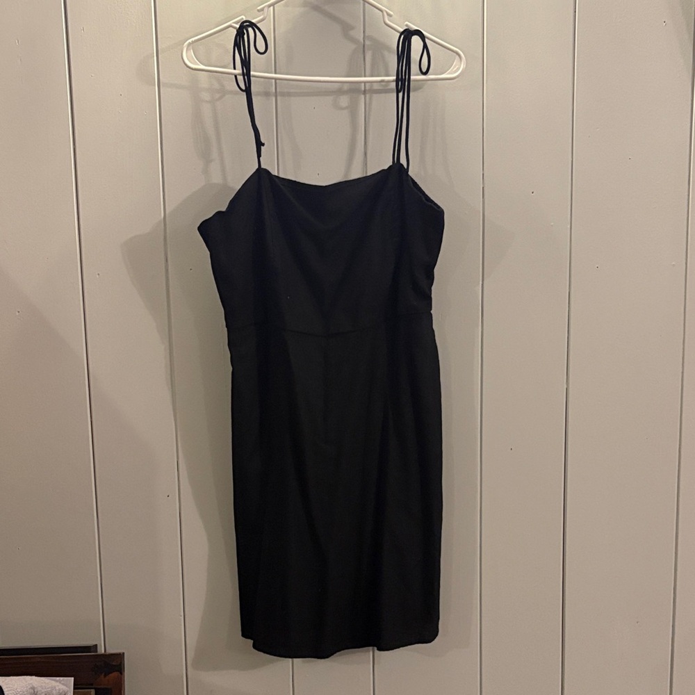 Old Navy Black Mini Dress with Spaghetti Straps